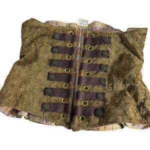Damsel‎ in this Dress Corset Belt Steampunk Renaissance Military Olive Green